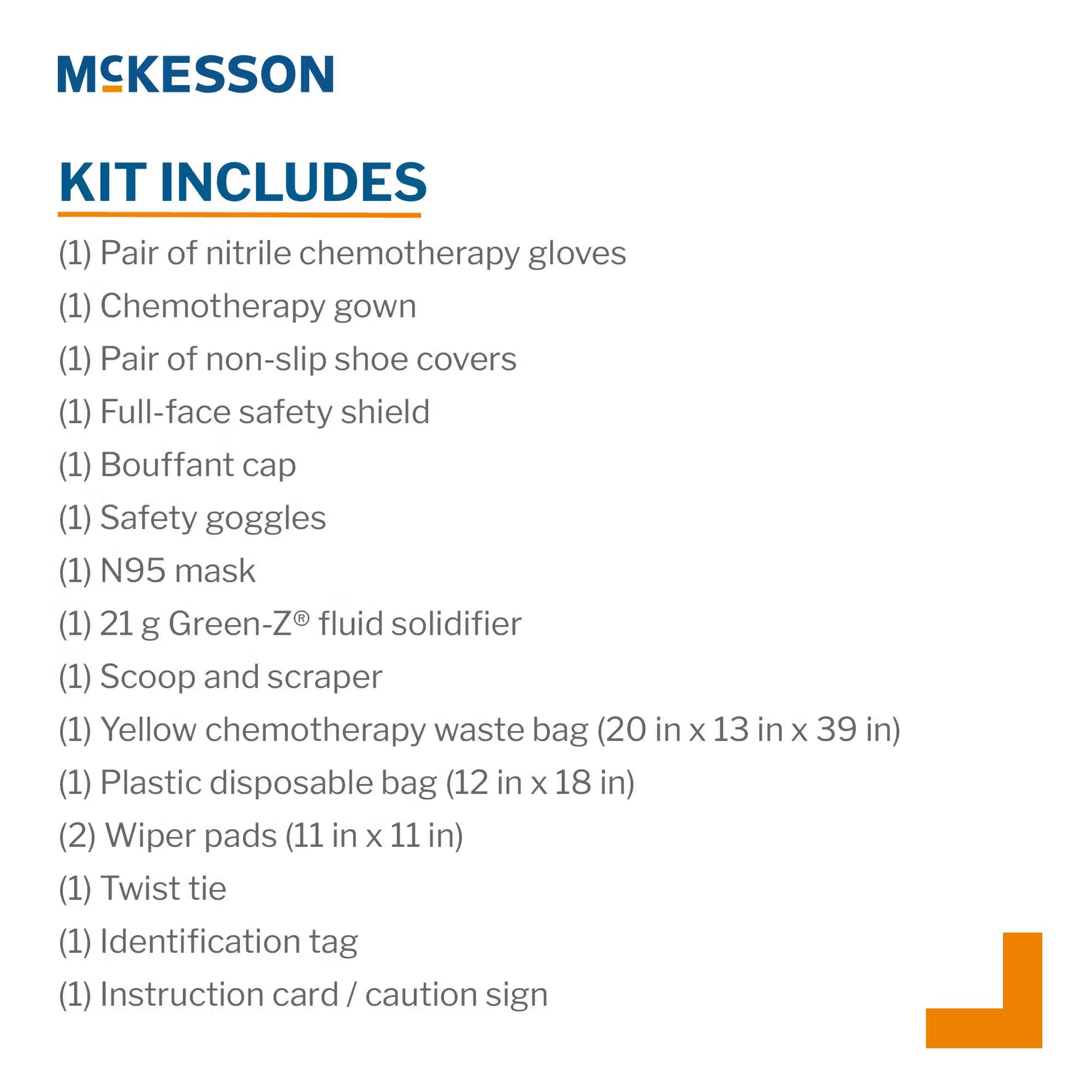 McKesson Hazardous Drug Spill Kit
