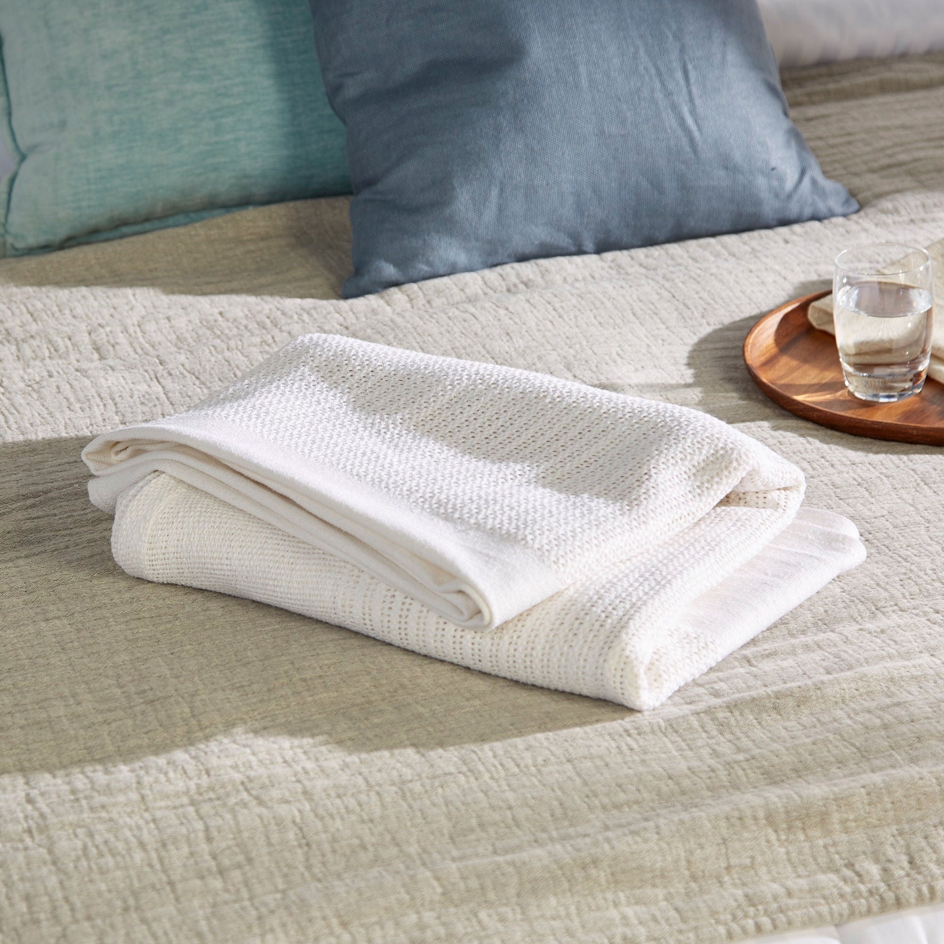 McKesson Cotton Thermal Blanket, 66 x 90 Inch