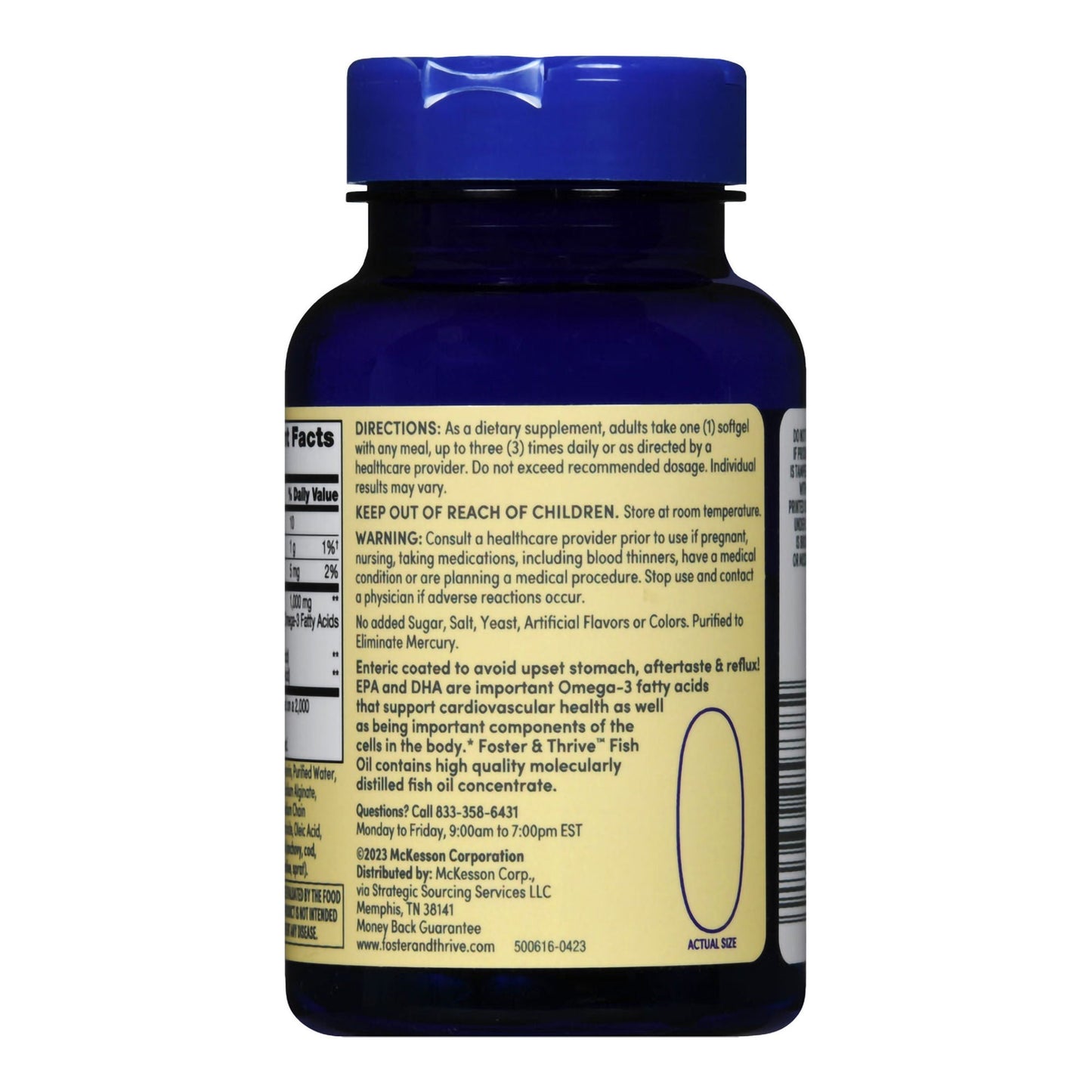 Foster & Thrive™ Fish Oil 1000 mg Softgels