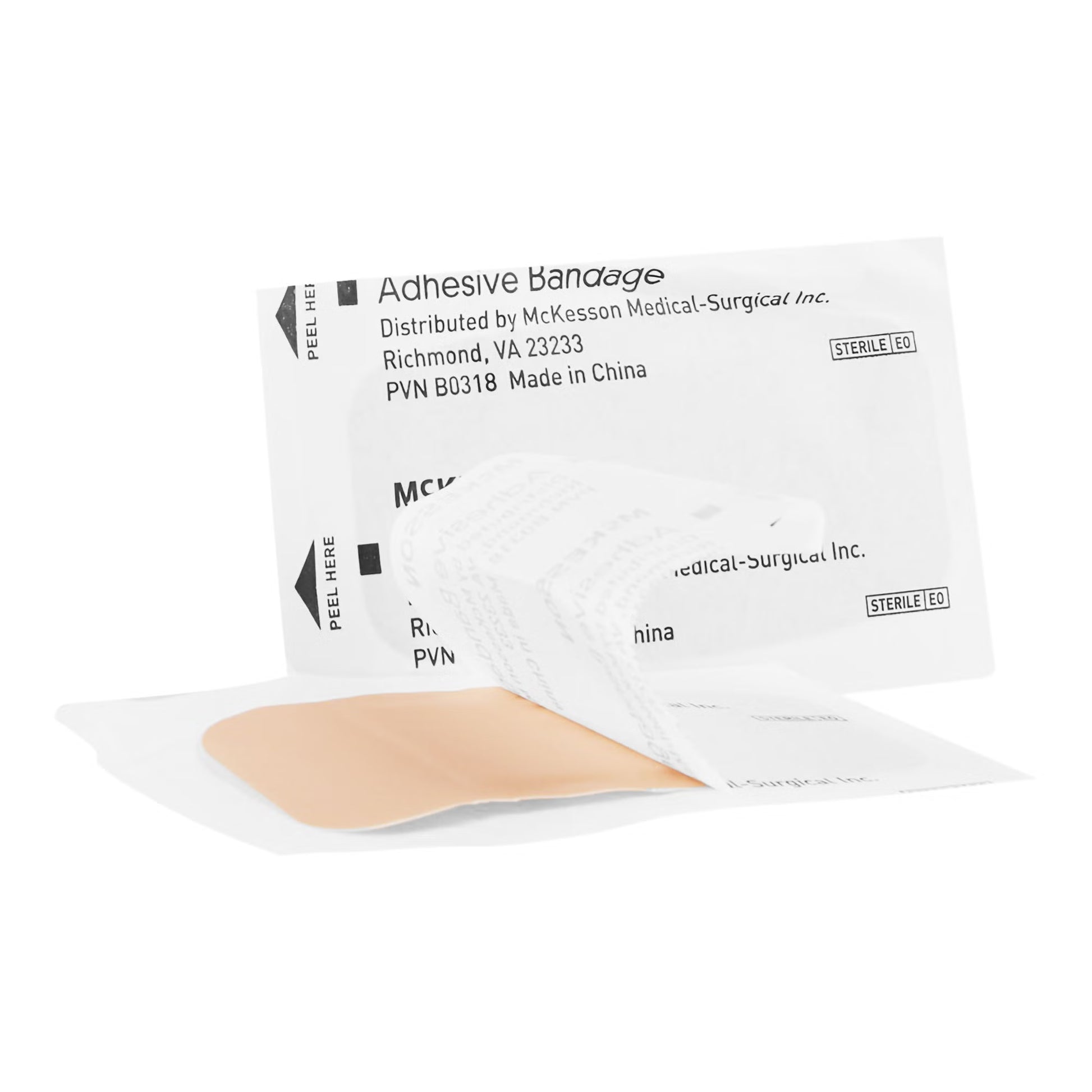 McKesson Tan Adhesive Strip, 2 x 4 Inch