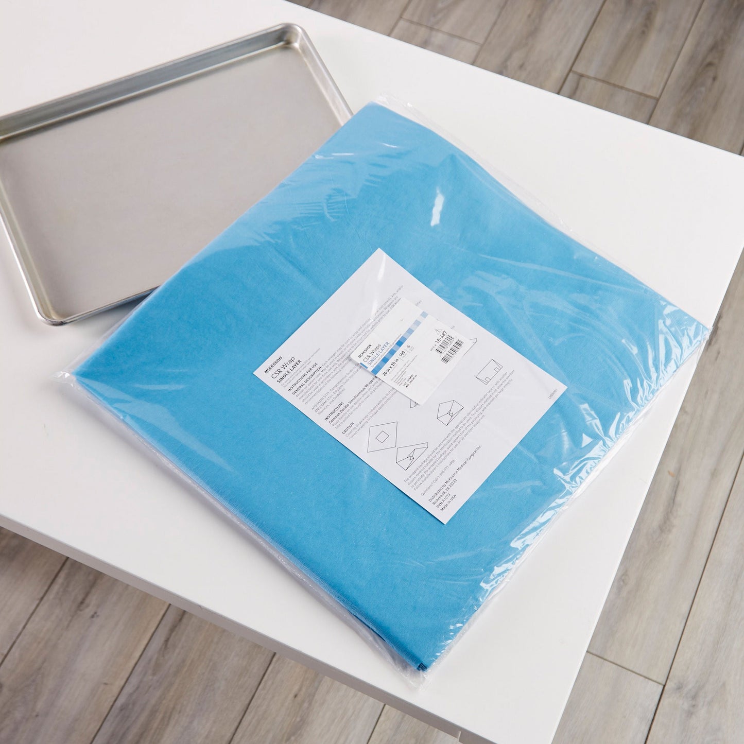 McKesson Single Layer Sterilization Wrap, 20 x 20 Inch