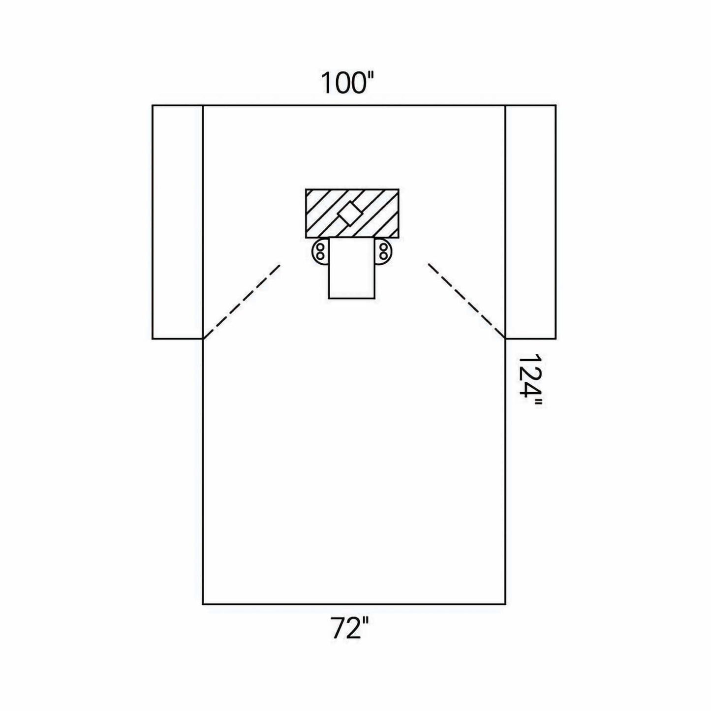 Halyard Sterile Thyroid EENT Drape, 100 x 72 x 124 Inch