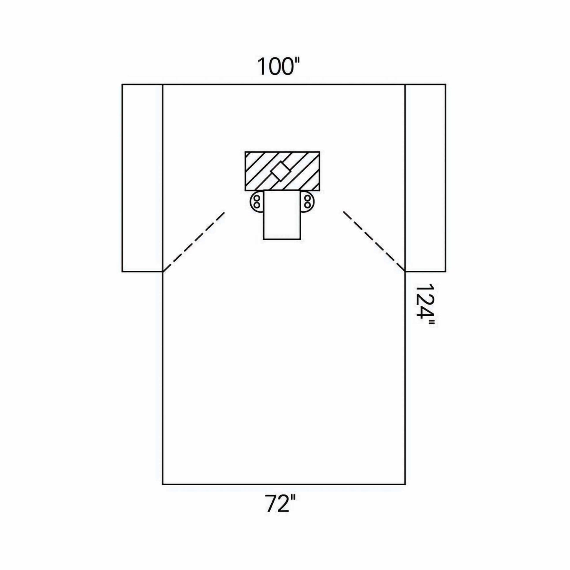 Halyard Sterile Thyroid EENT Drape, 100 x 72 x 124 Inch