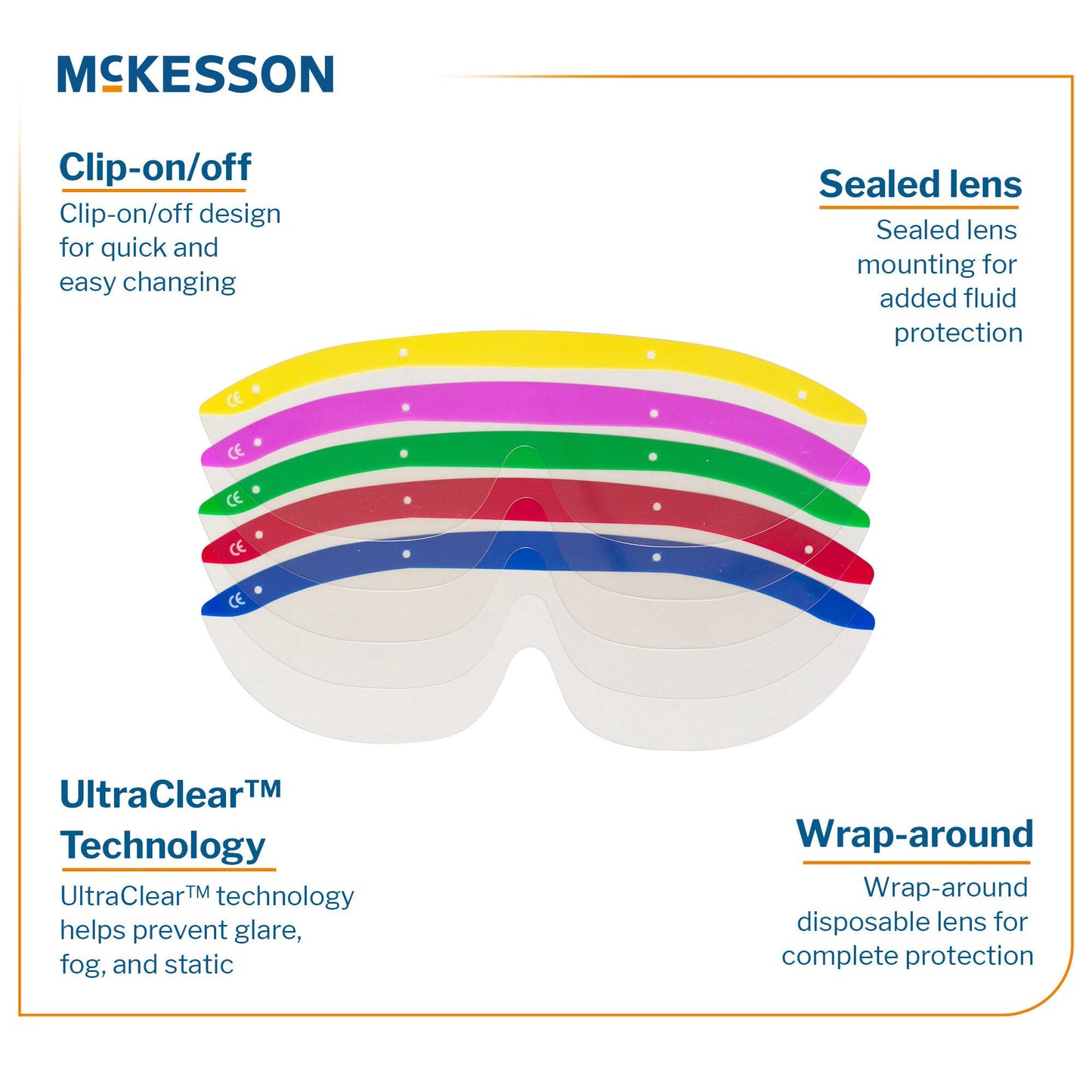 McKesson Replacement Eye Shield Lens