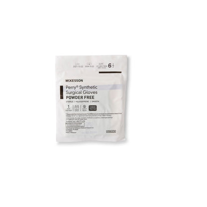 McKesson Perry® Performance Plus Polyisoprene Surgical Glove, Size 6.5, Green