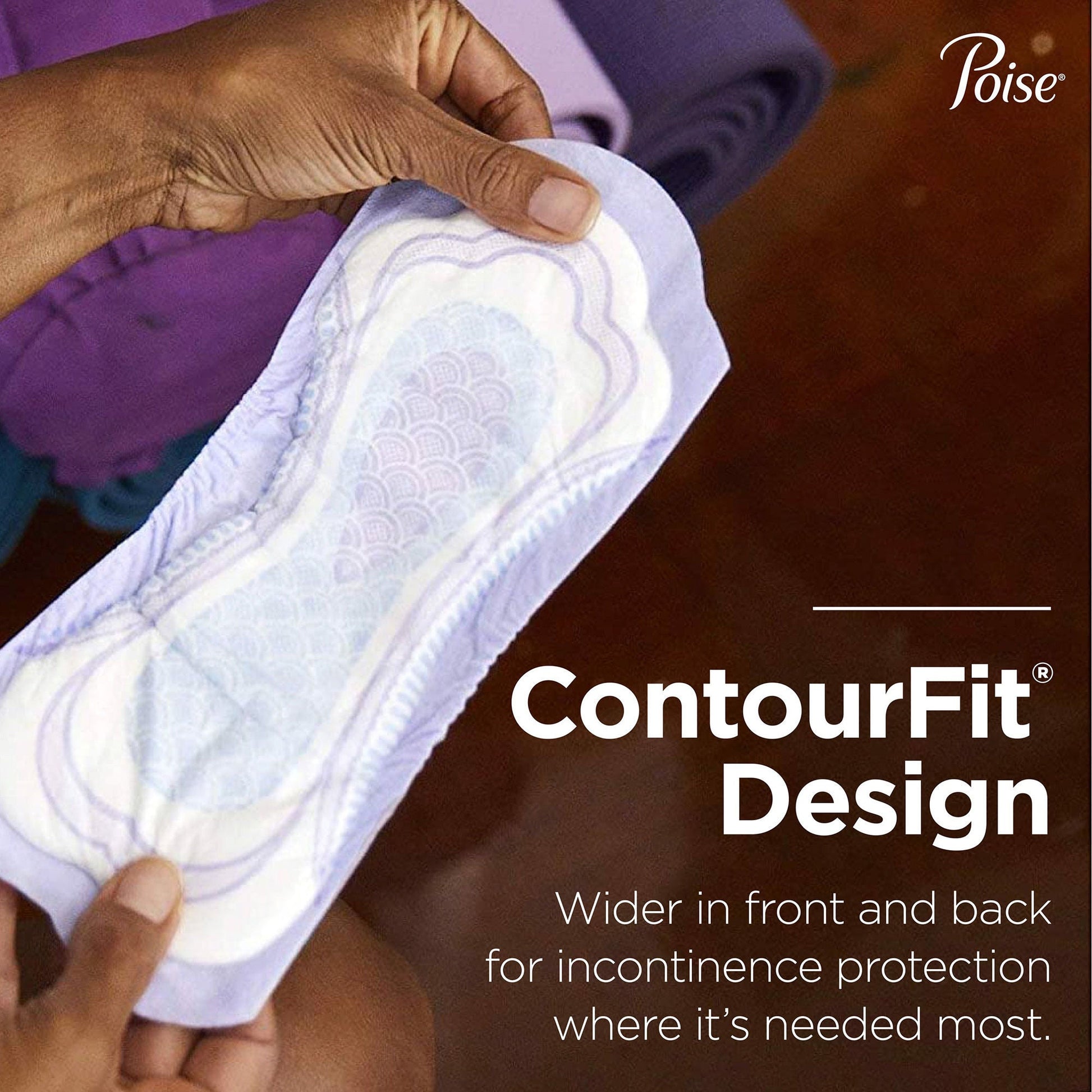Poise® Bladder Control Pads, Light Absorbency, Regular Length