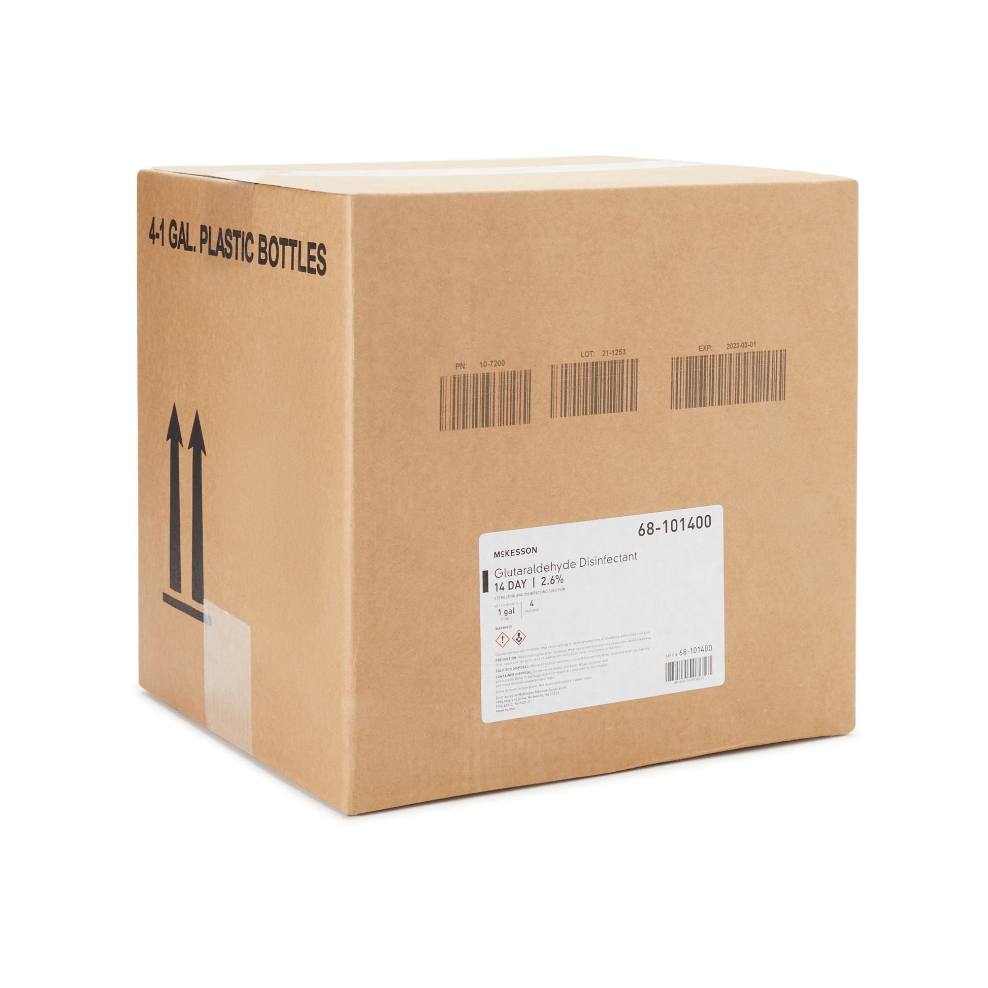 McKesson Glutaraldehyde High Level Disinfectant, 1-gallon Jug