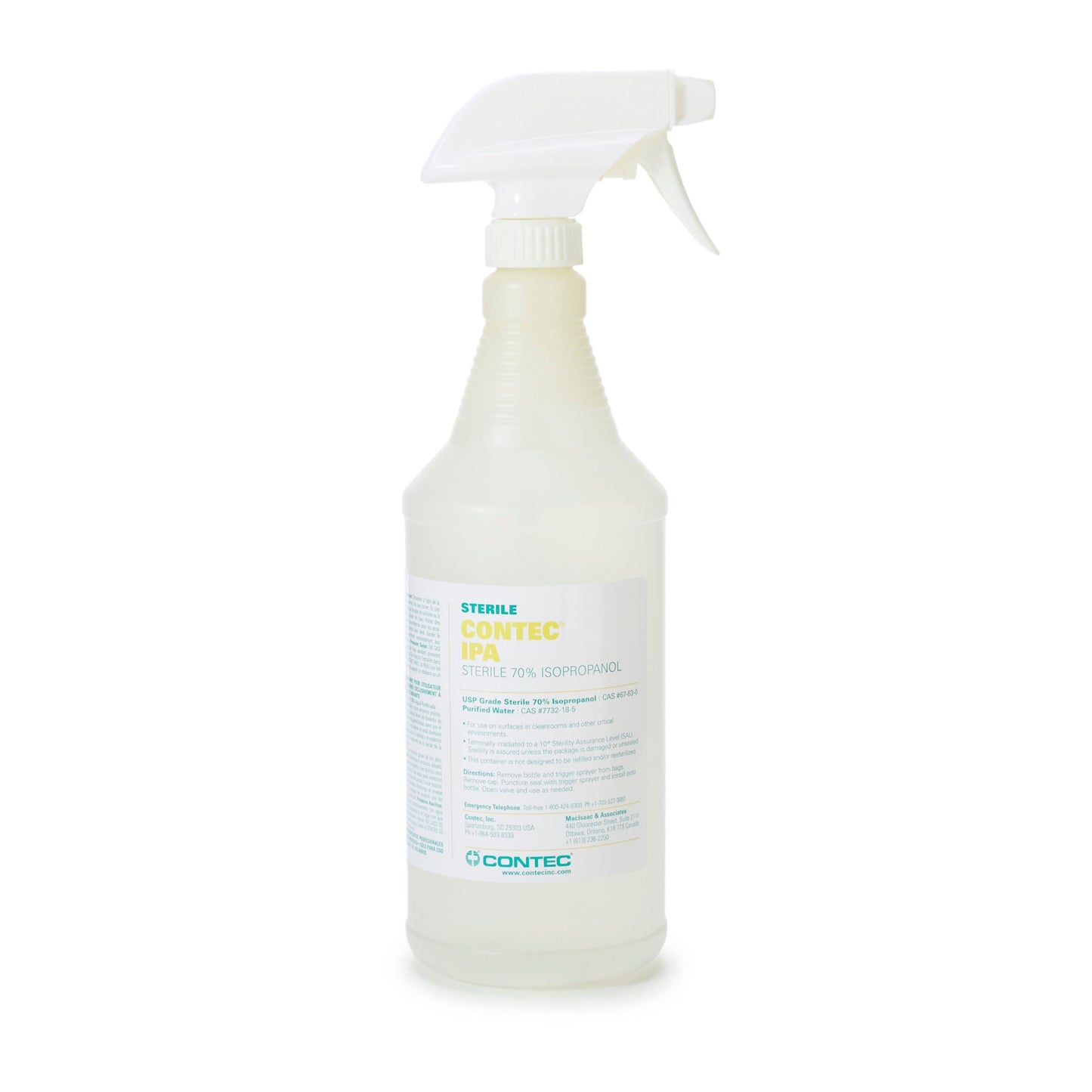 Contec® Isopropyl Alcohol Antiseptic, 32-ounce Bottle