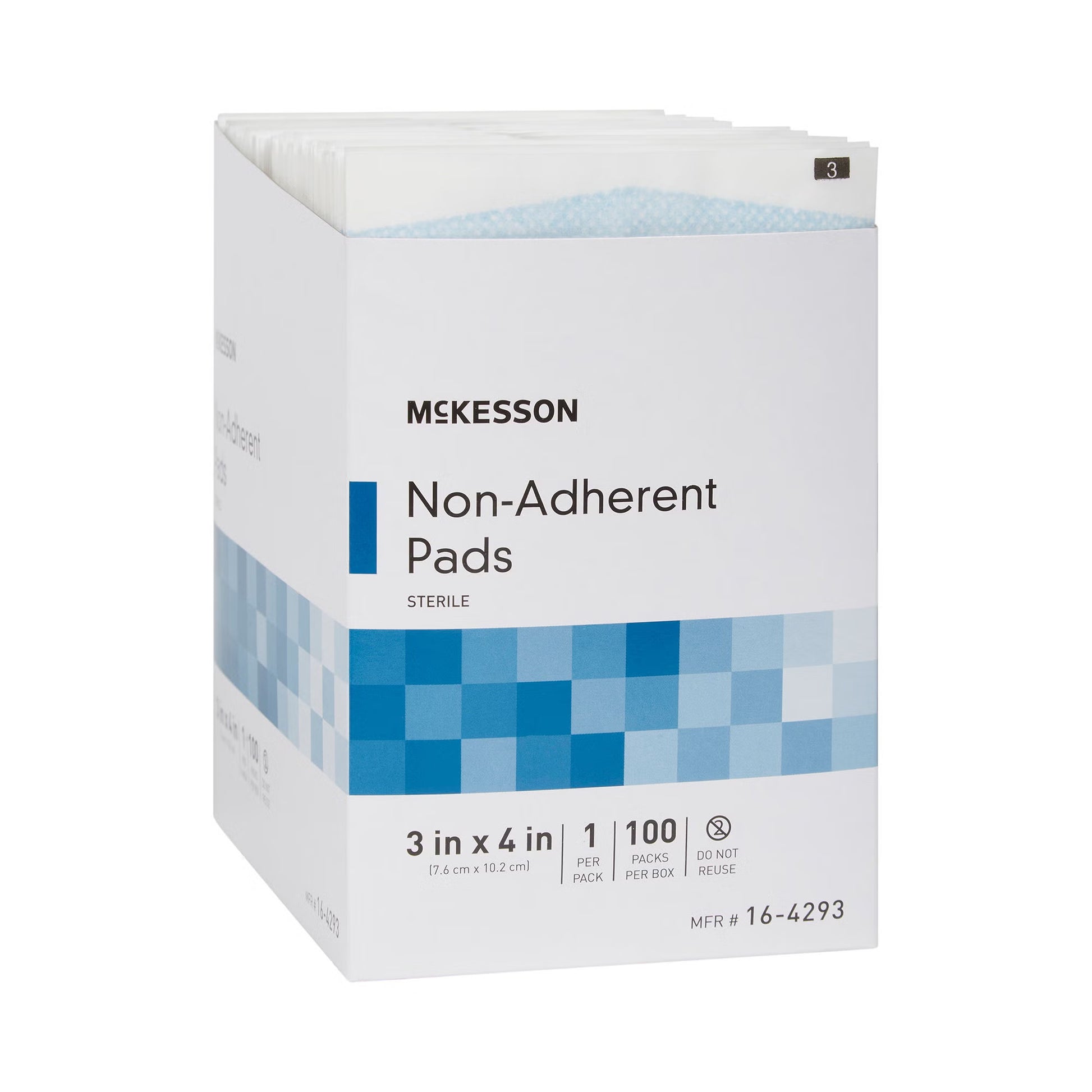 McKesson Nonadherent Dressing, 3 x 4 Inch