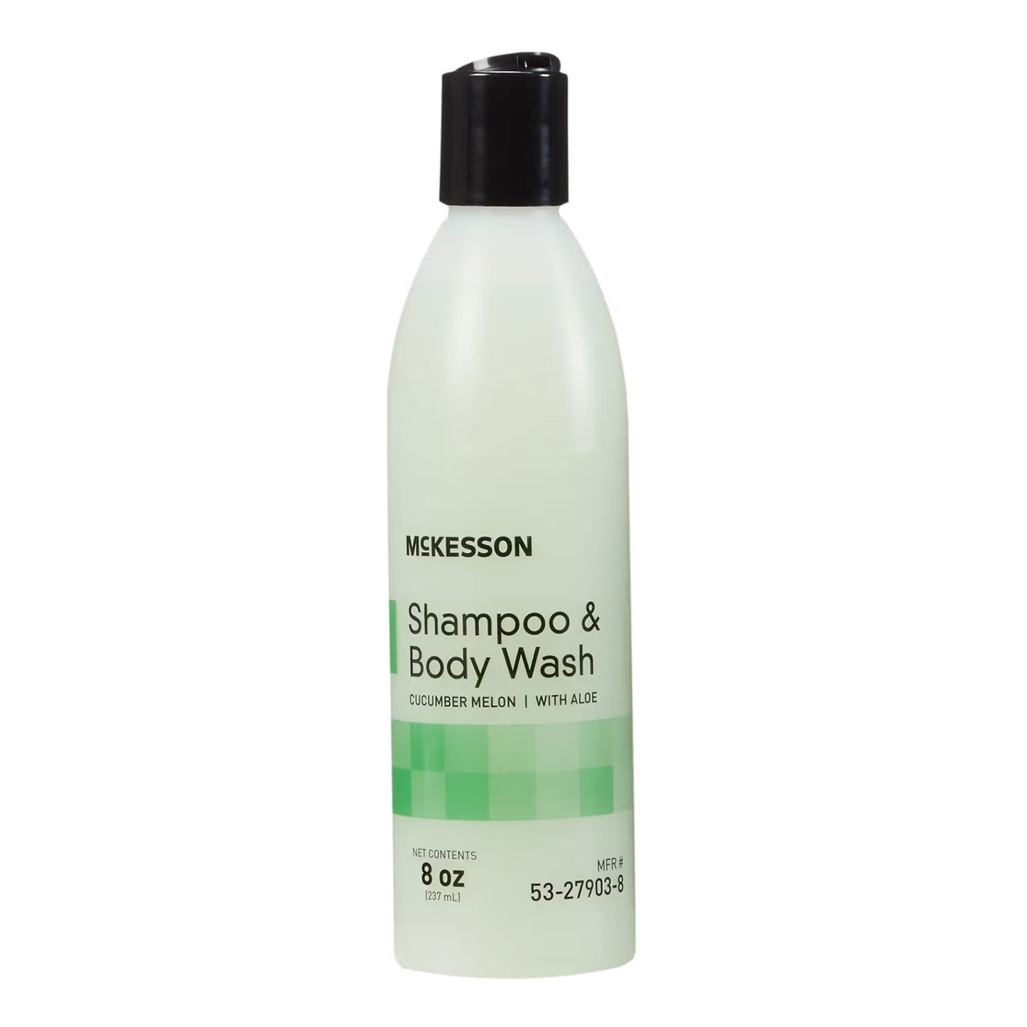 McKesson Shampoo and Body Wash, Cucumber Melon Scent, 8 oz. Squeeze Bottle