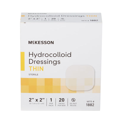 McKesson Hydrocolloid Dressing, 2 x 2 Inch