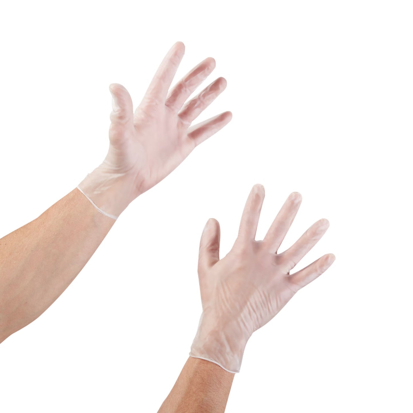 McKesson Vinyl Exam Glove, Extra Large, Clear