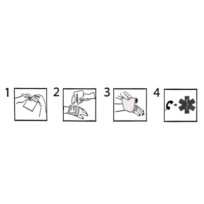 Water-Jel® First Responder Burn Dressing, 4 x 4 Inch