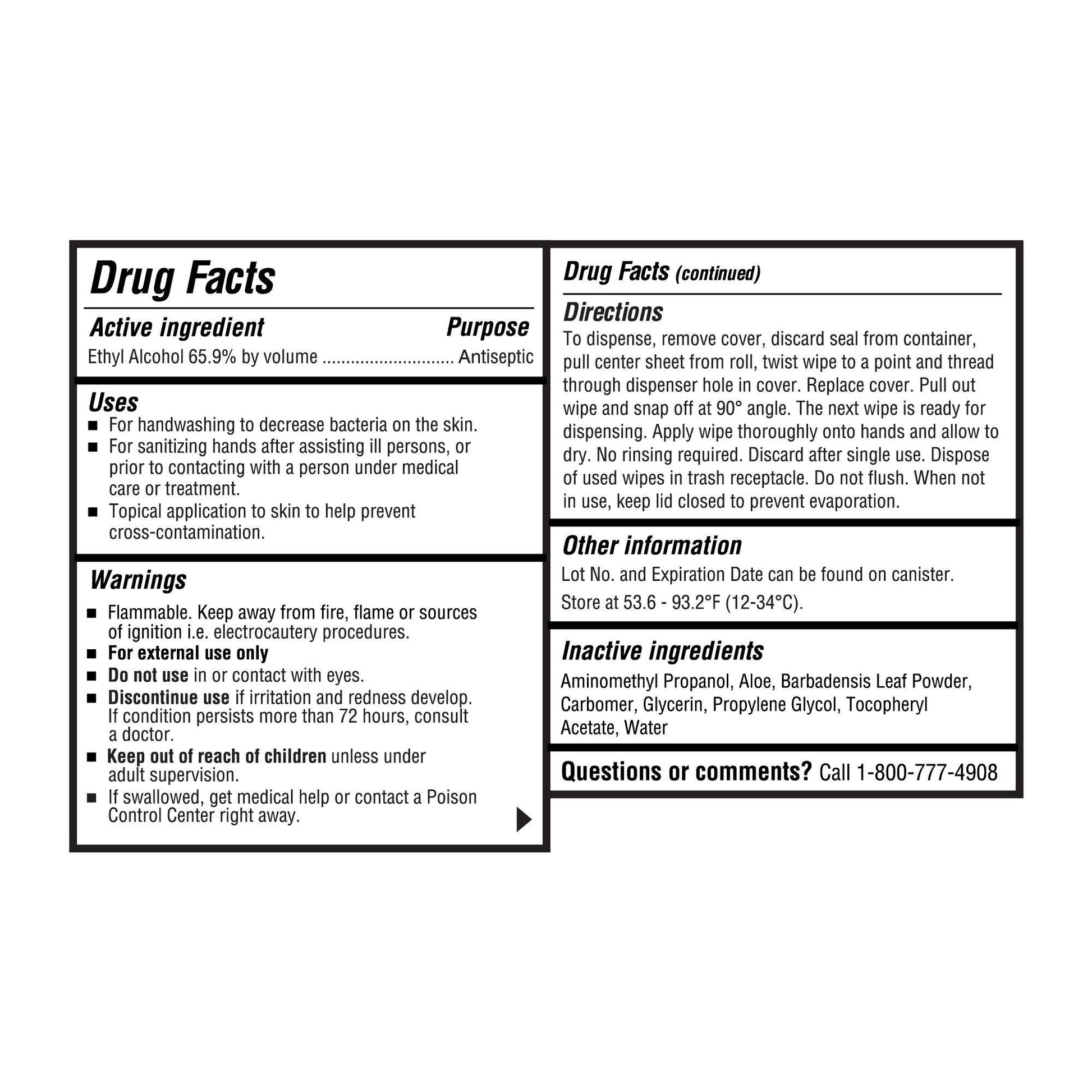 McKesson Instant Hand Sanitizing Wipes