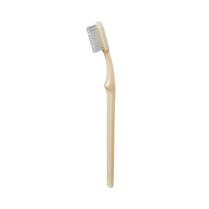 McKesson Toothbrush, Ivory, Medium, Curved Handle