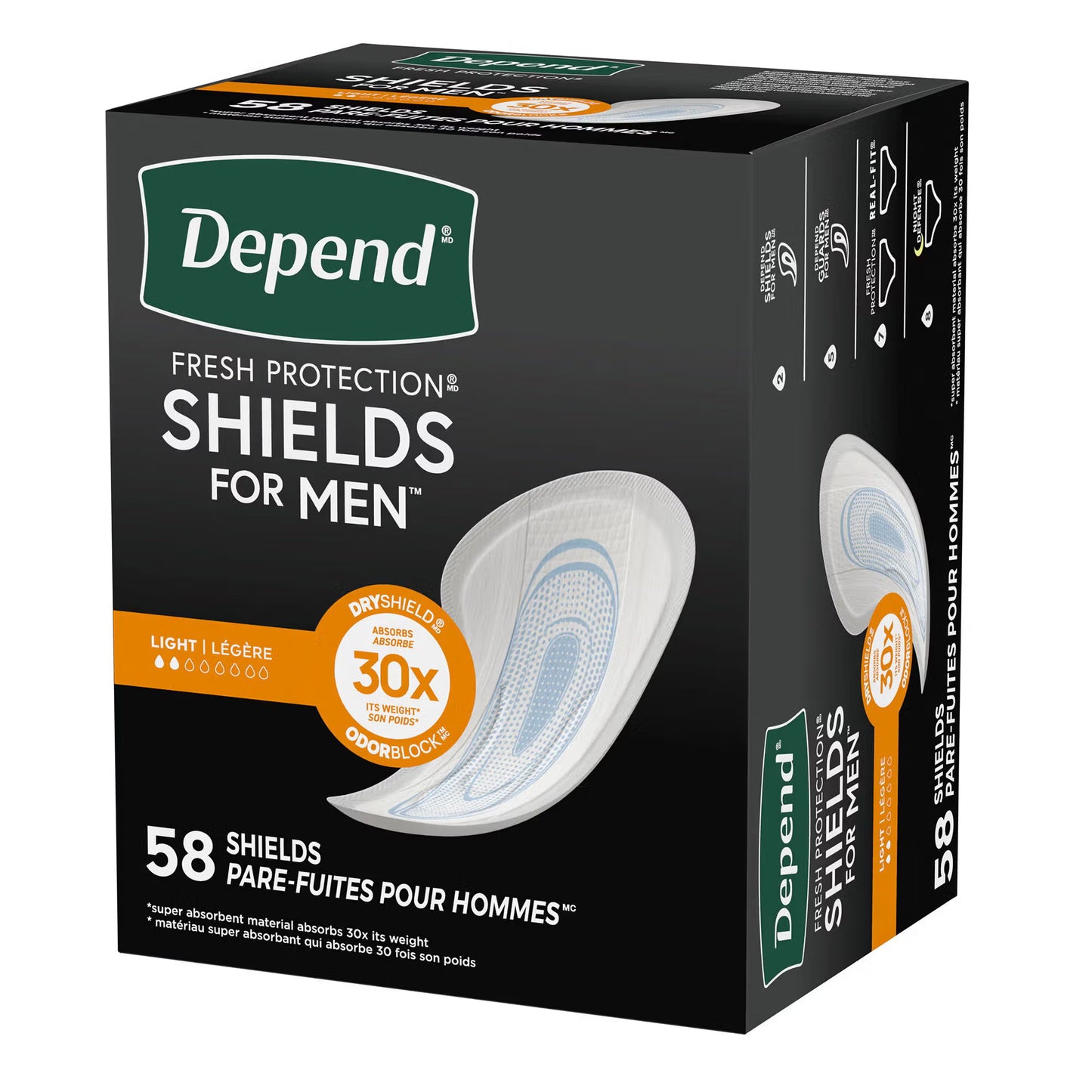 Depend® Shields for Men Light Bladder Control Pad