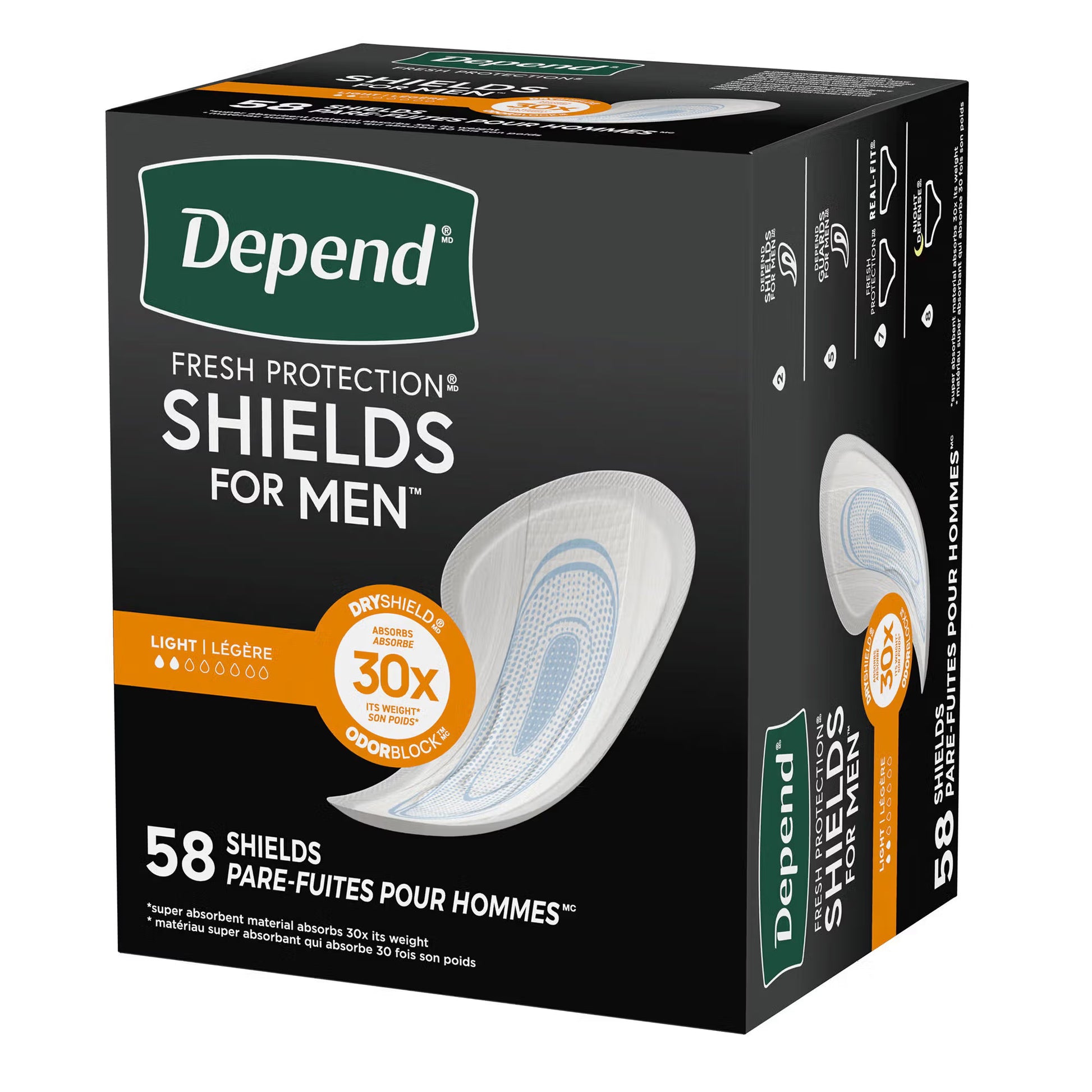 Depend® Shields for Men Light Bladder Control Pad