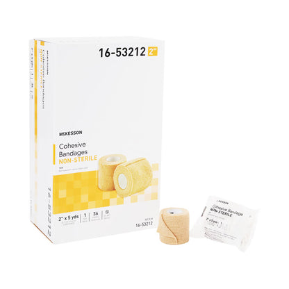 McKesson Self-adherent Closure Cohesive Bandage, 2 Inch x 5 Yard