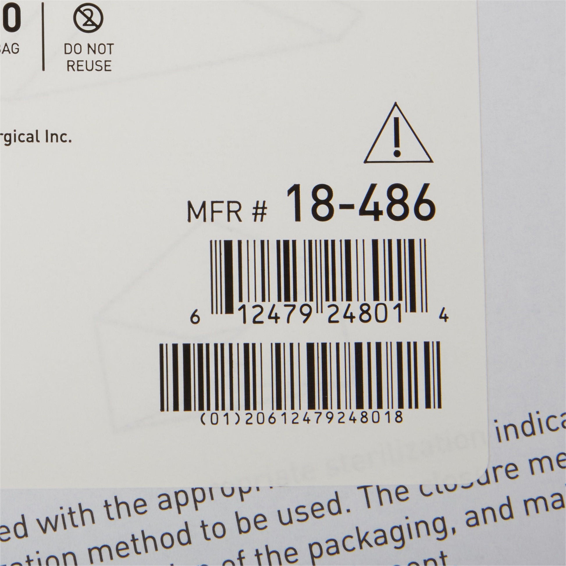 McKesson Single Layer Sterilization Wrap, 15 x 15 Inch