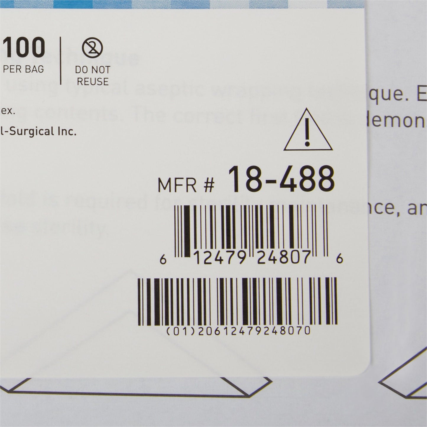 McKesson Single Layer Sterilization Wrap, 24 x 24 Inch