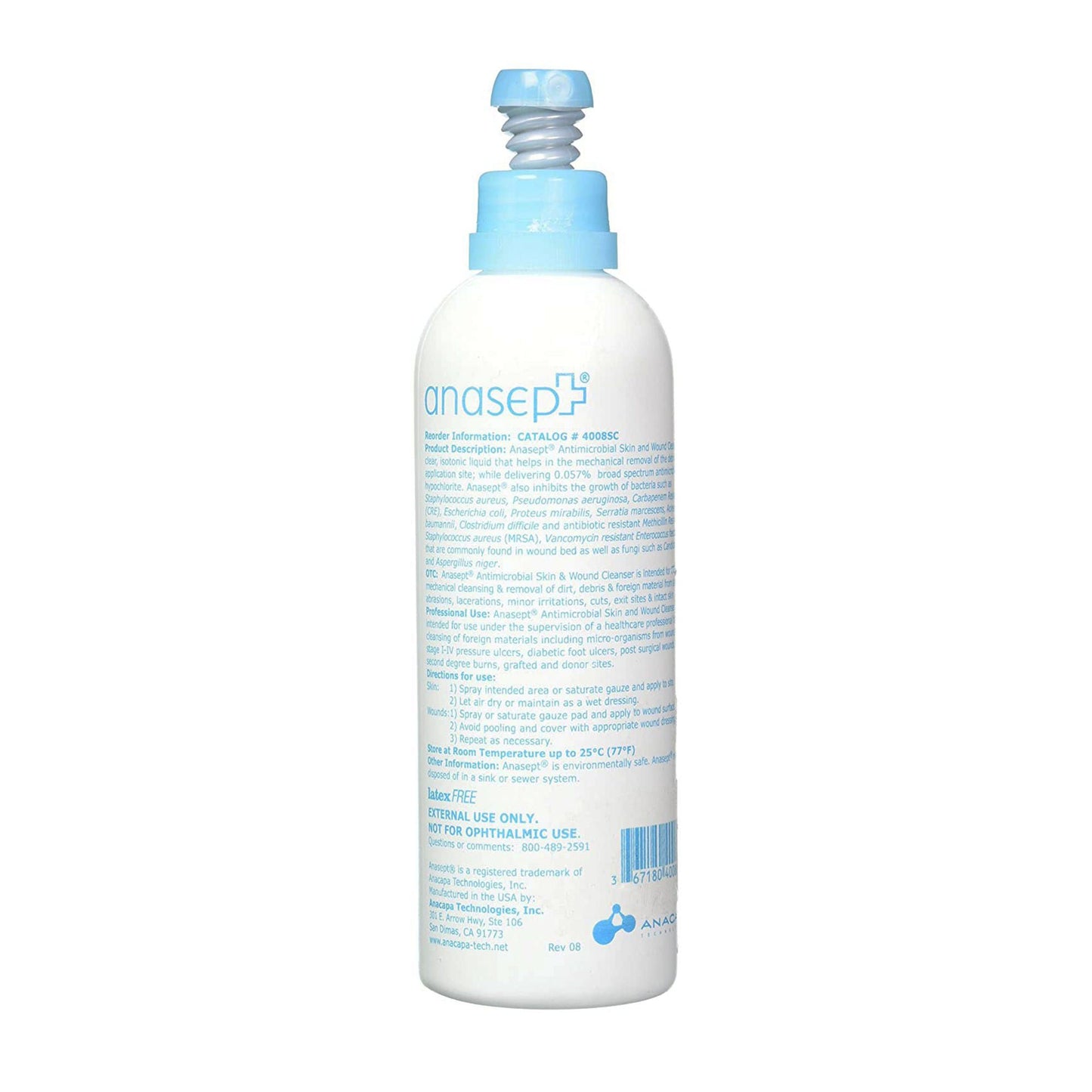 Anasept® Wound Cleanser, 8-ounce bottle