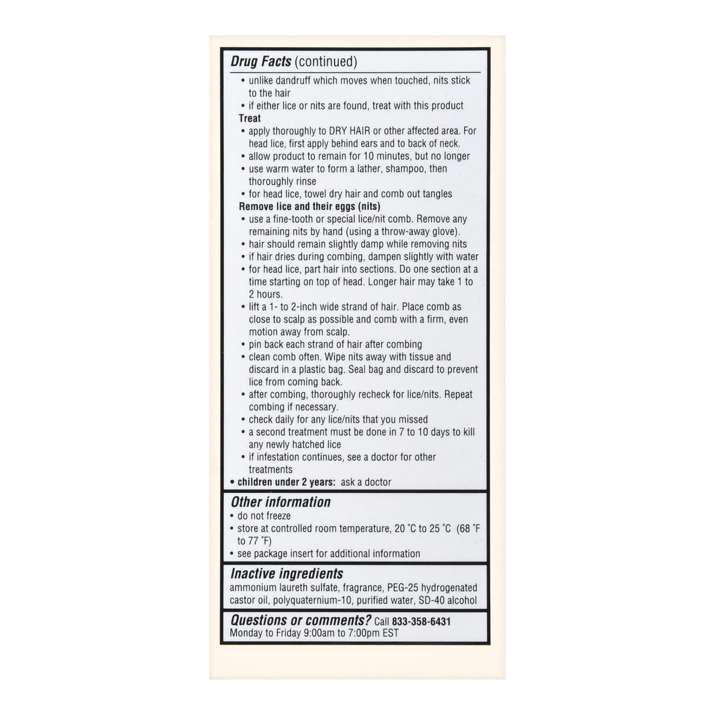 Foster & Thrive™ Maximum Strength Lice Killing Shampoo