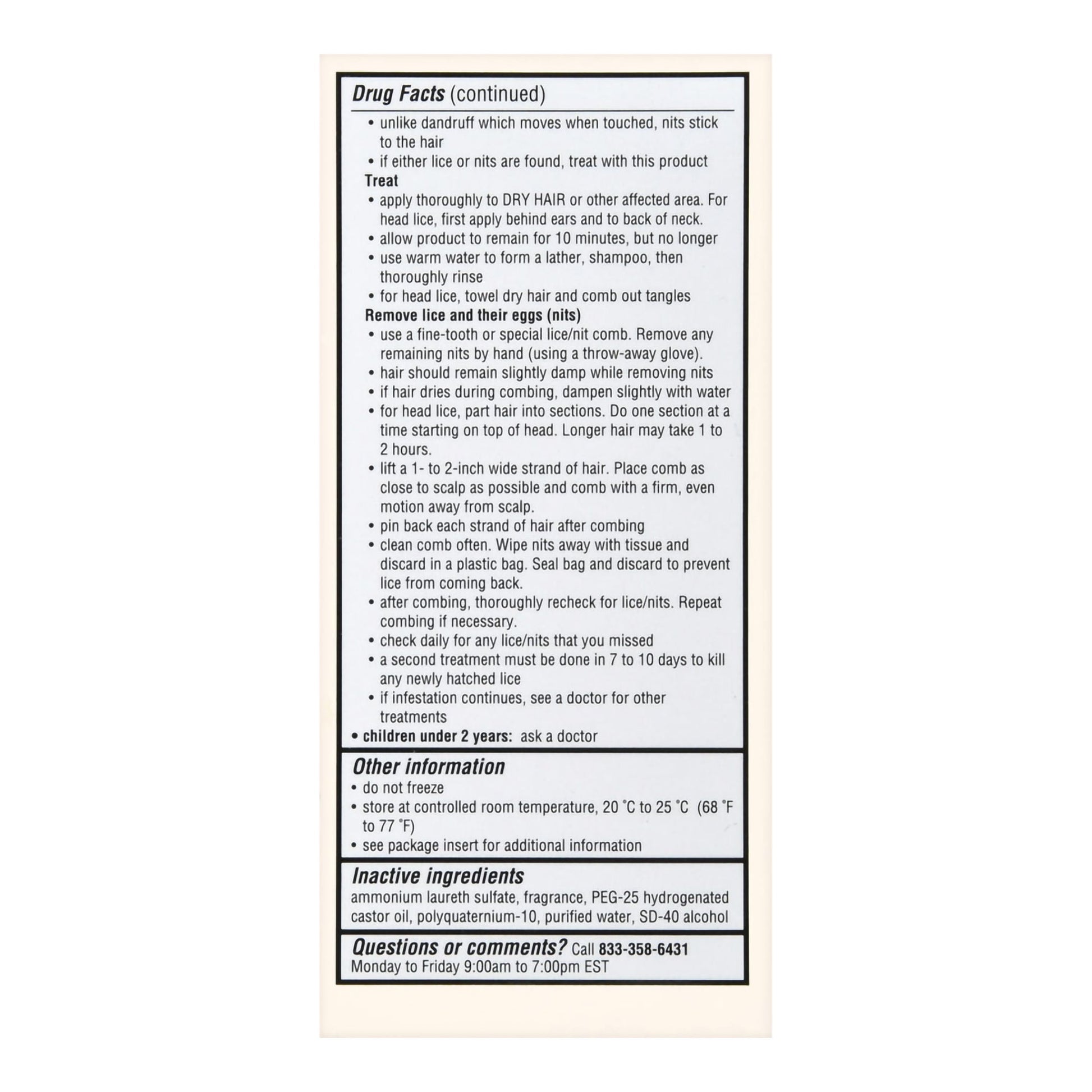 Foster & Thrive™ Maximum Strength Lice Killing Shampoo