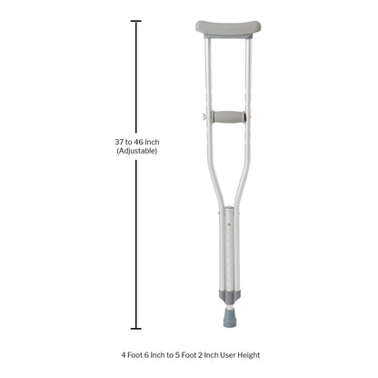 McKesson Underarm Crutches for Children 4'6" – 5'2"