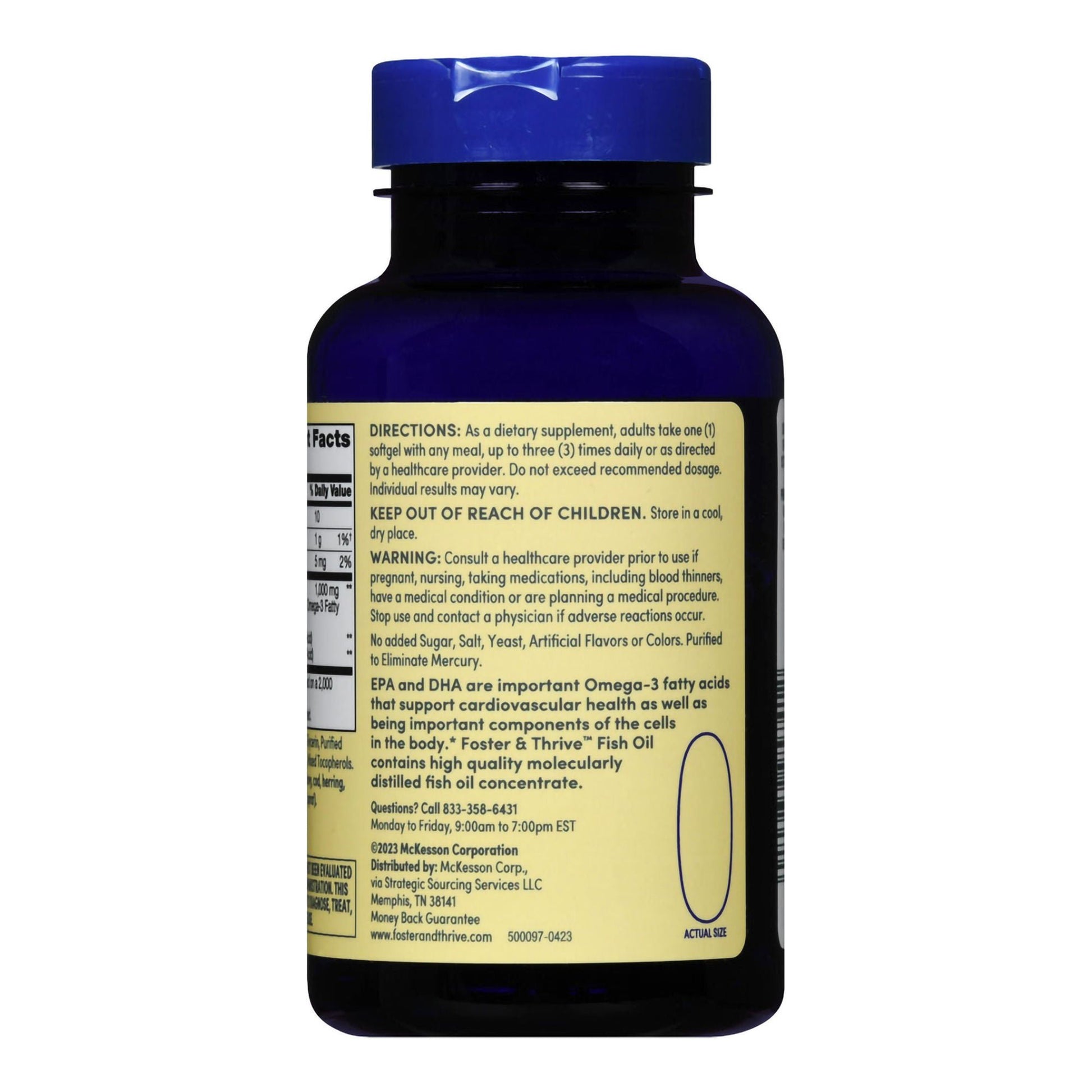 Foster & Thrive™ Fish Oil 1000 mg Softgels