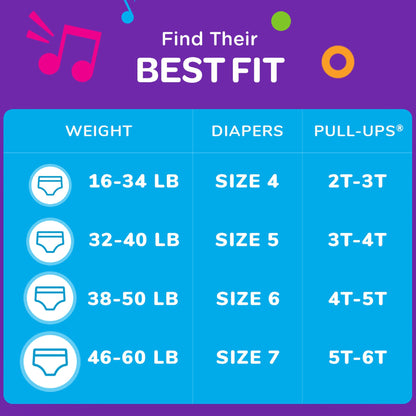 Huggies Pull-Ups® Learning Designs® for Boys Training Pants, 4T to 5T