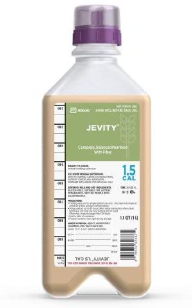 Jevity 1.5 Cal with Fiber and Safety Screw Connector, Ready to Hang, 1000 mL