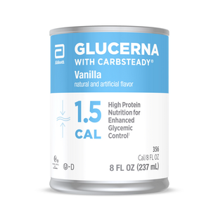 Glucerna 1.5 Cal, Vanilla  Ready-to-Hang with Safety Screw Connector