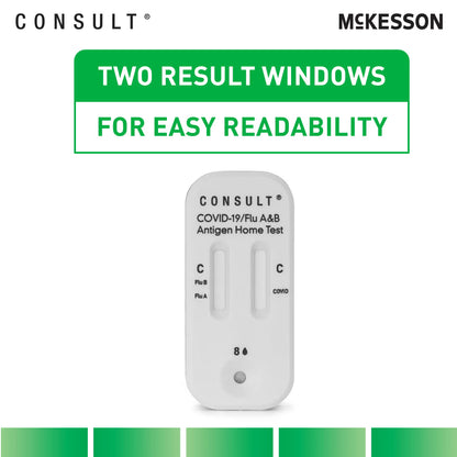 McKesson Consult® COVID-19/Flu A & B Antigen Home Test