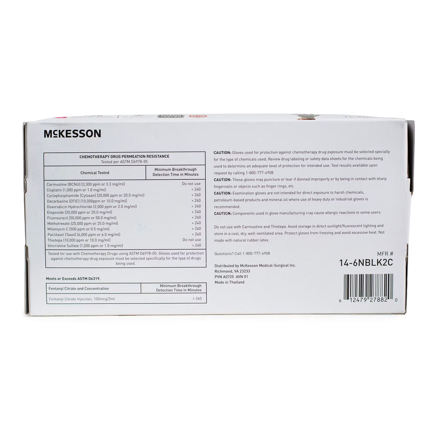 McKesson Confiderm® 6.8C Nitrile Exam Glove, Small, Blue