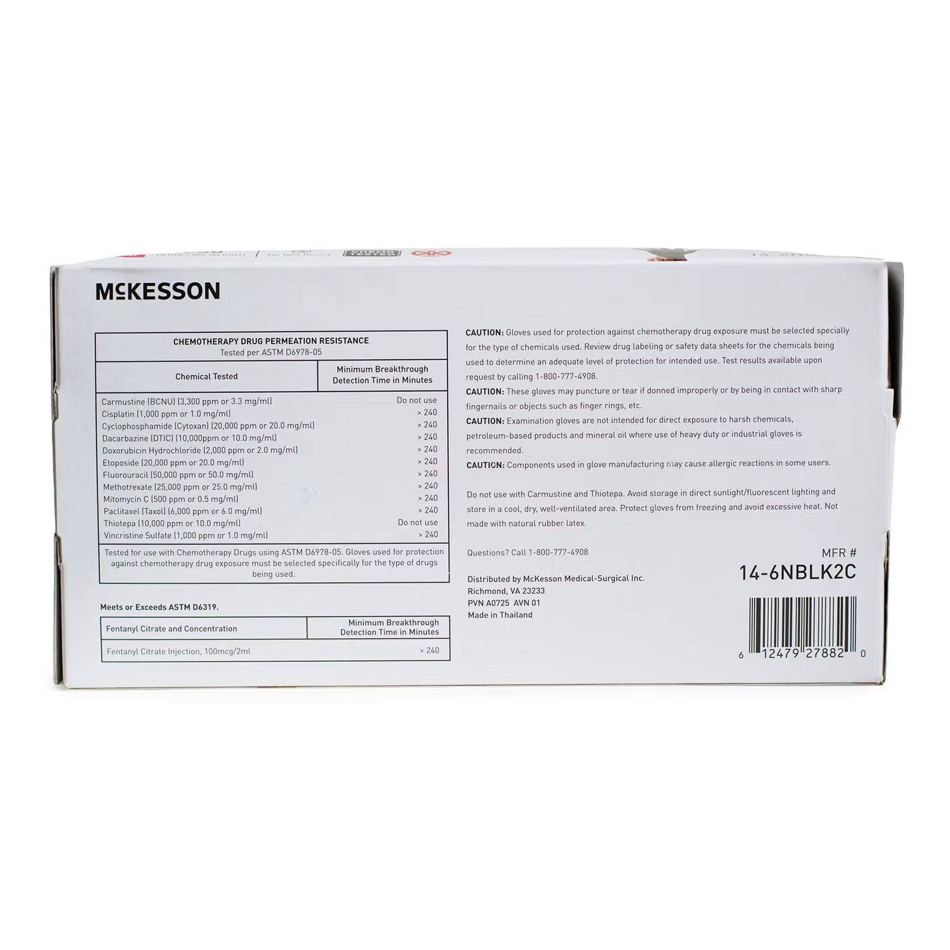 McKesson Confiderm® 6.8C Nitrile Exam Glove, Small, Blue