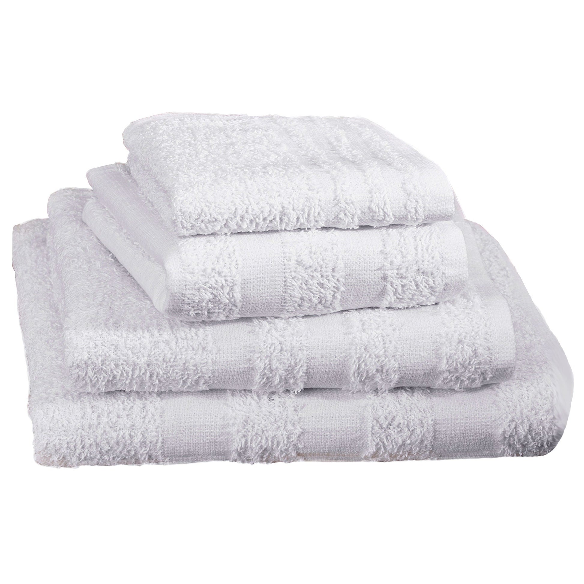Merit™ Trio Cotton Washcloth, White, 12 x 12 Inch