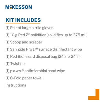 McKesson Deluxe Bloodborne Pathogen Spill Kit