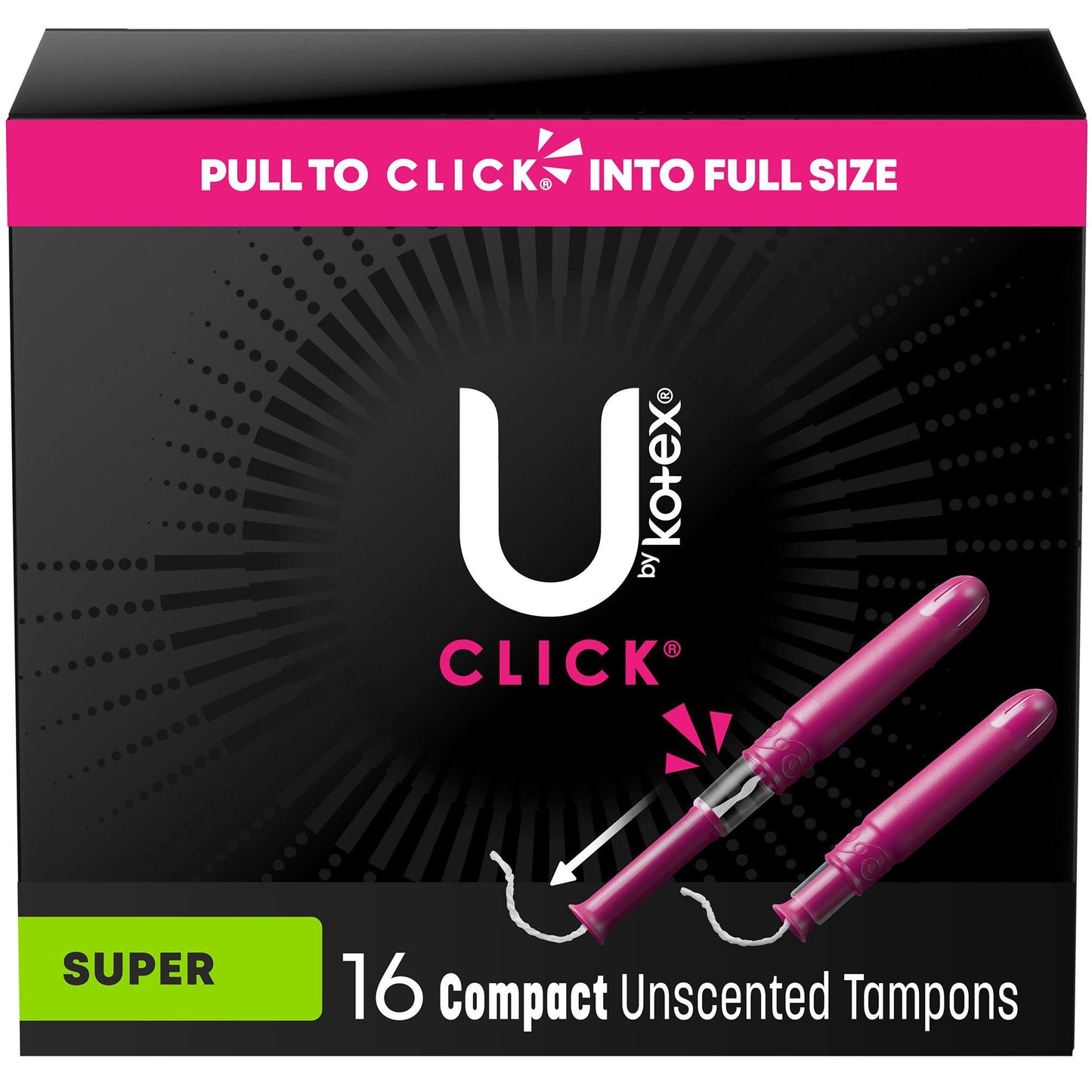 U By Kotex® Click® Compact Tampon