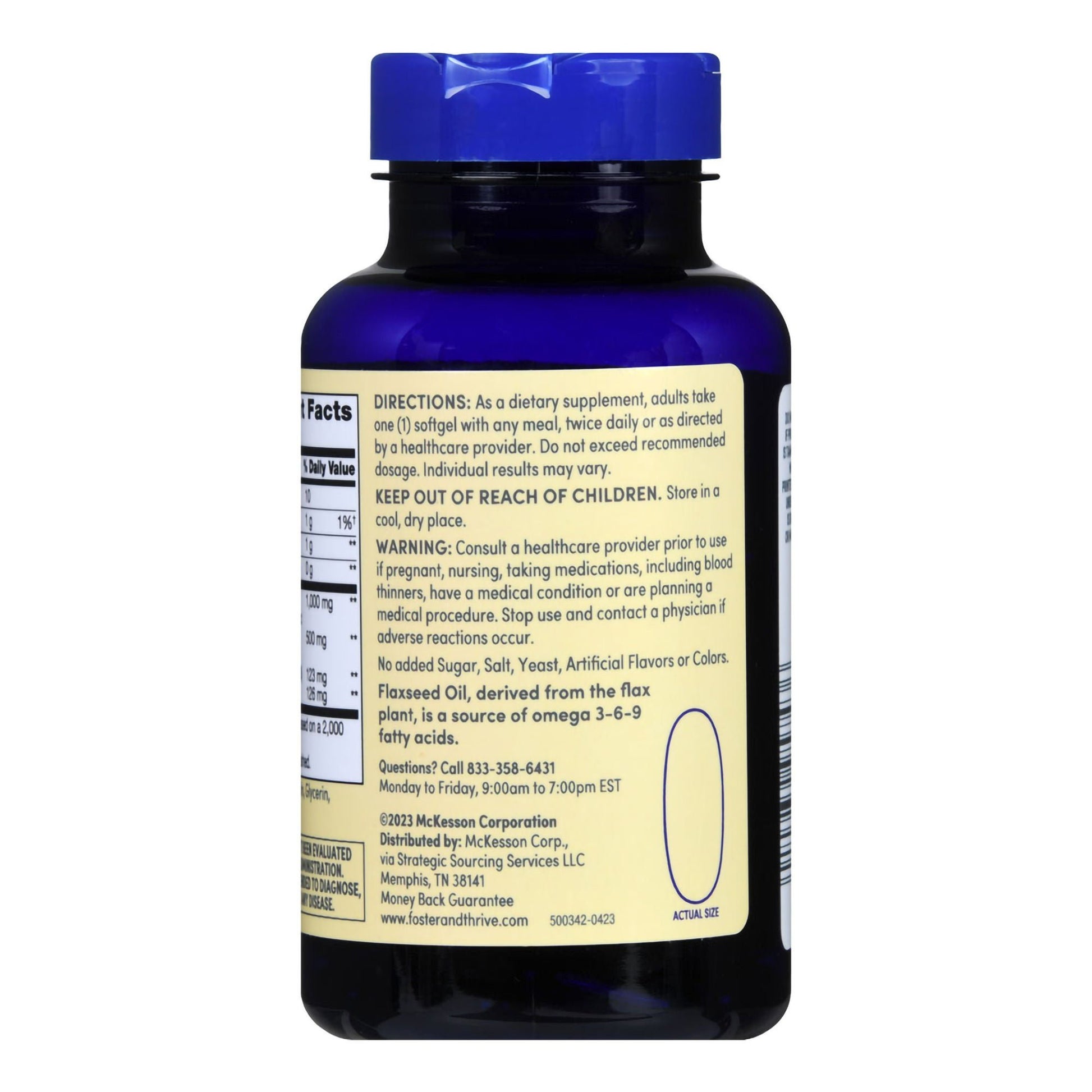 Foster & Thrive™ Flaxseed Oil 1000 mg Softgels