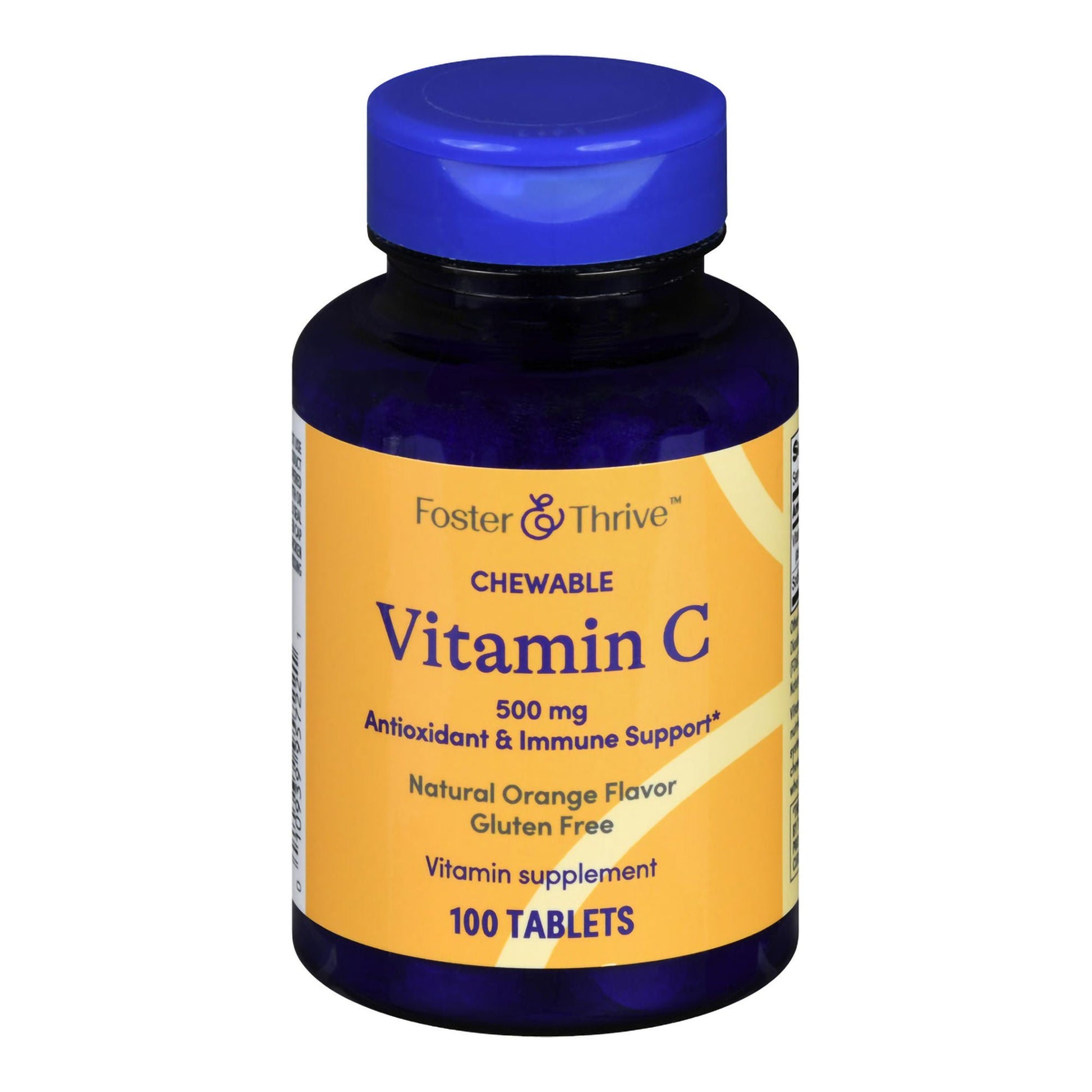 Foster & Thrive™ Chewable Vitamin C 500 mg Tablets Natural Orange