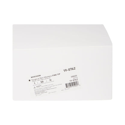 Skin Marker with Ruler and Labels McKesson Gentian Violet Ink Sterile Full Size Fine Tip