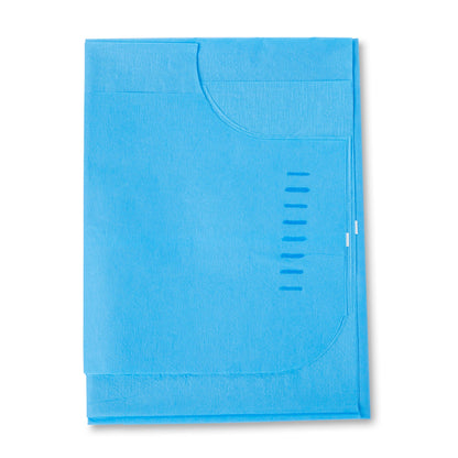 McKesson Patient Exam Gown, One Size Fits Most, Blue
