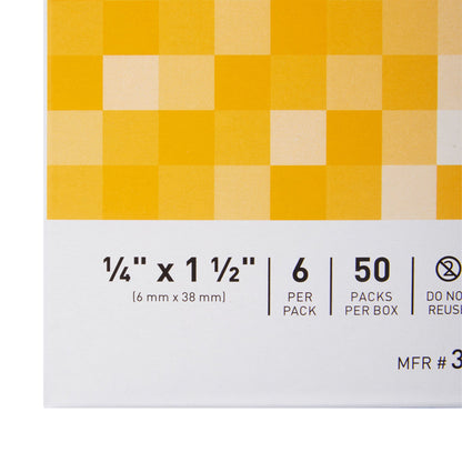McKesson Nonreinforced Skin Closure Strip, 1/4 x 1-1/2 Inch