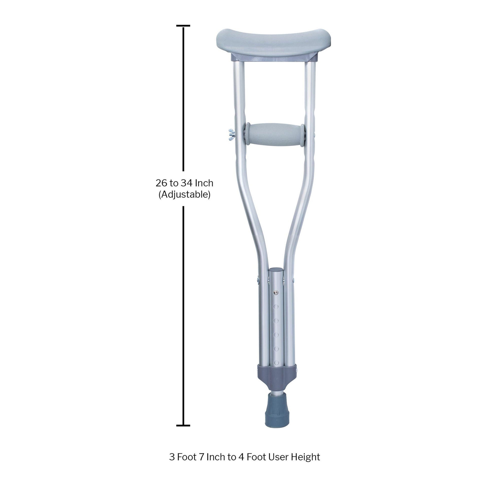 McKesson Underarm Crutches for Children 3'7" to 4'