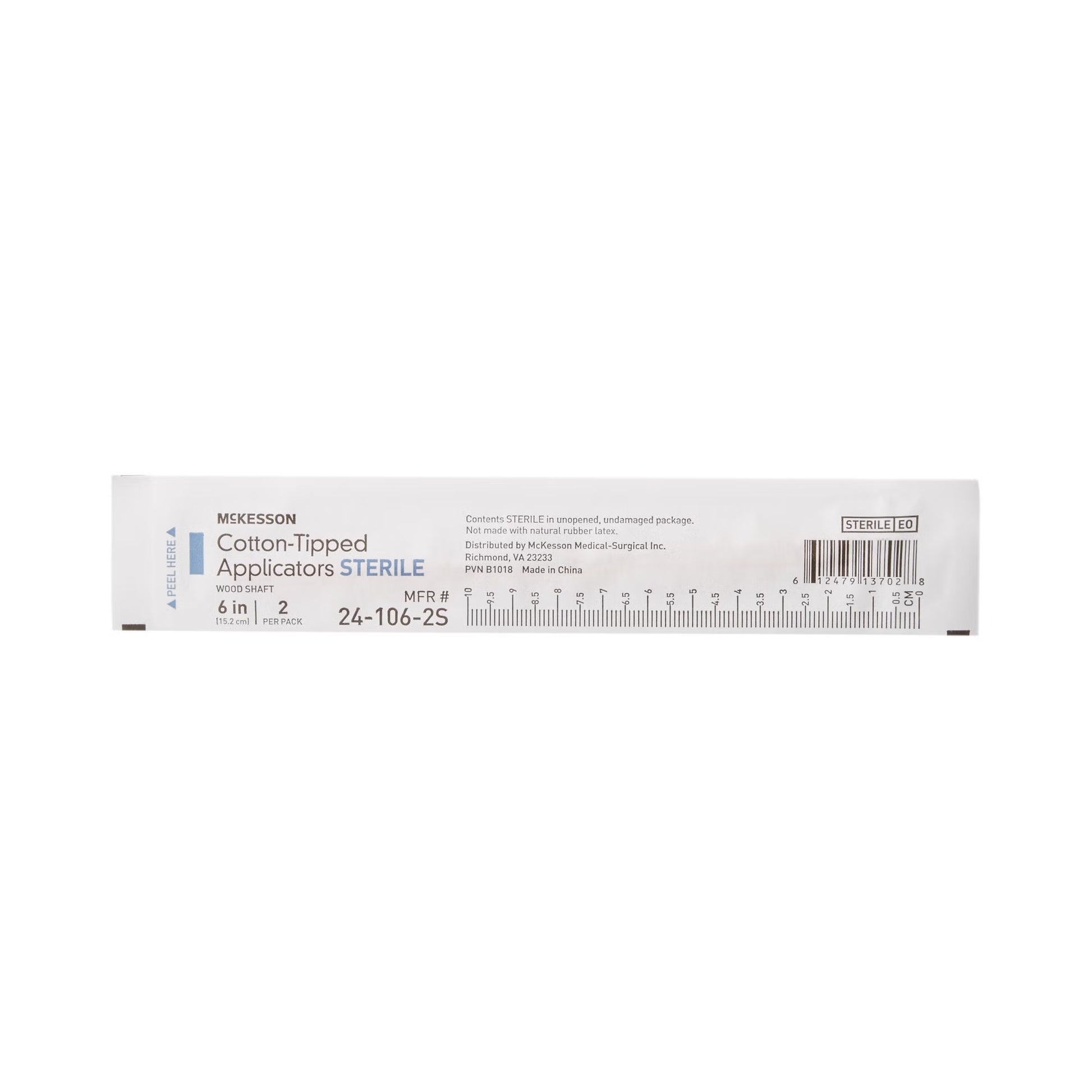 McKesson Cotton Tip Wood Shaft Swabsticks, 6-Inch Length