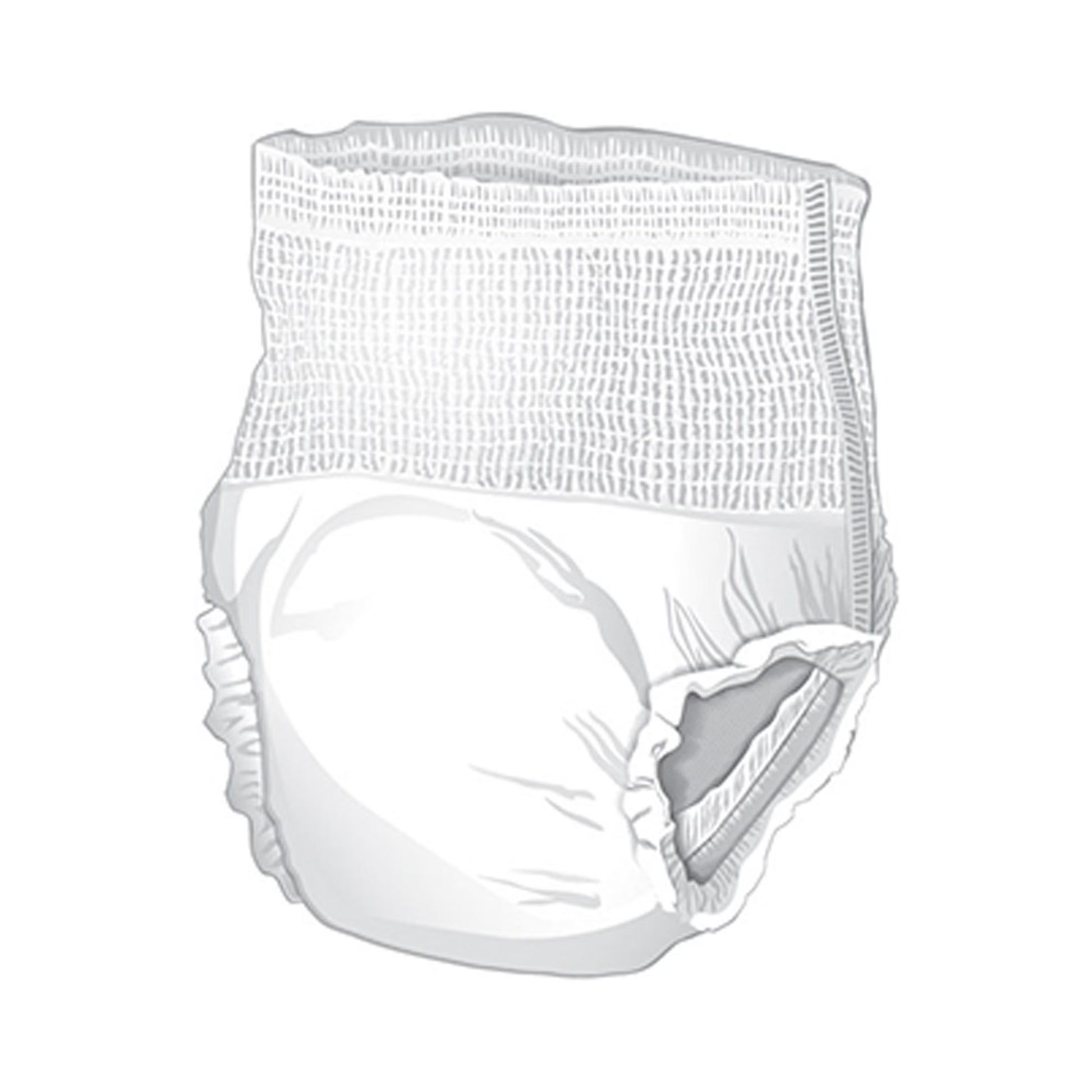 McKesson Classic Light Absorbency Incontinence Underwear, Large