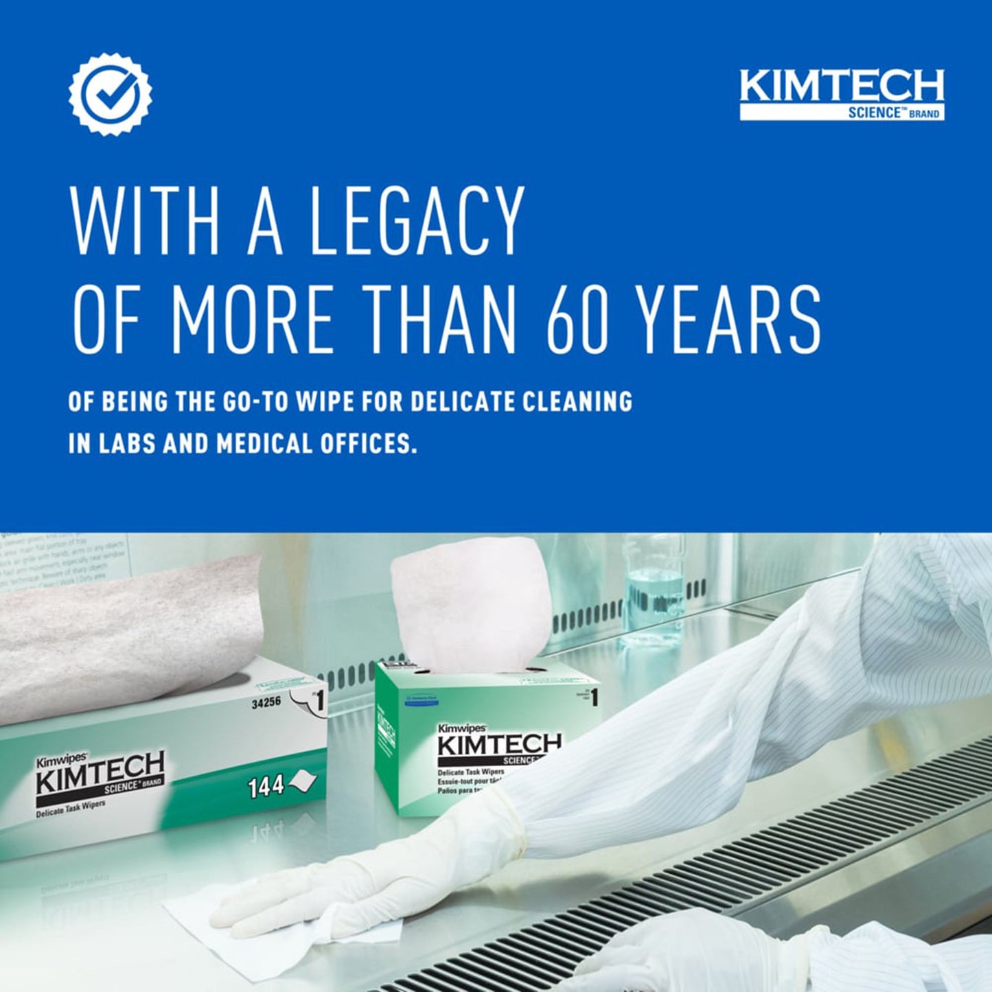 Kimtech Science™ Kimwipes™ Delicate Task Wipes, 1 Ply, 8.2 x 4.39 in