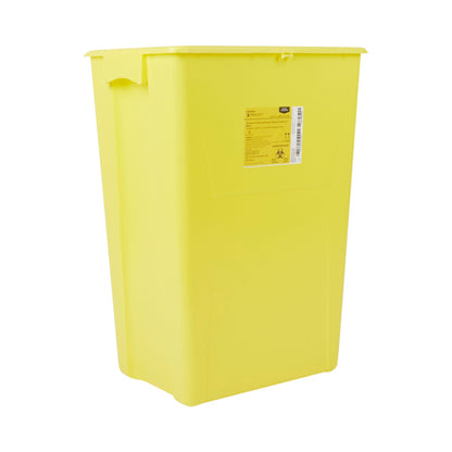 McKesson Prevent® Chemotherapy Sharps Container, 18-Gal., 24.6 x 17.3 x 13 Inch