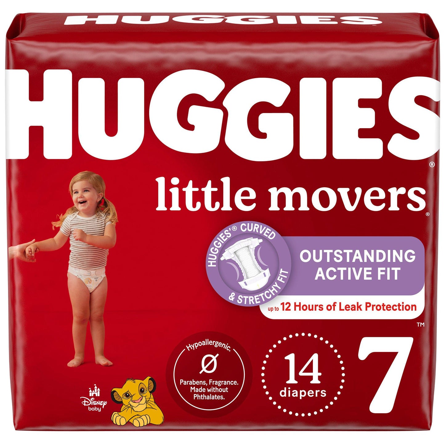 Huggies® Little Movers® Diaper, Size 7