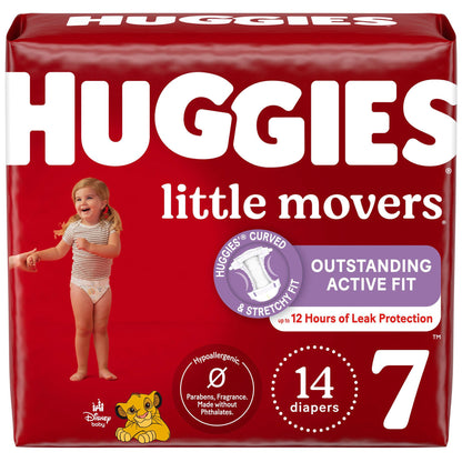 Huggies® Little Movers® Diaper, Size 7